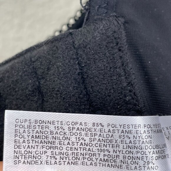 NEW Wacoal Womens 34G Black Lightweight Breathable T Shirt Bra 853192 - Picture 8 of 11